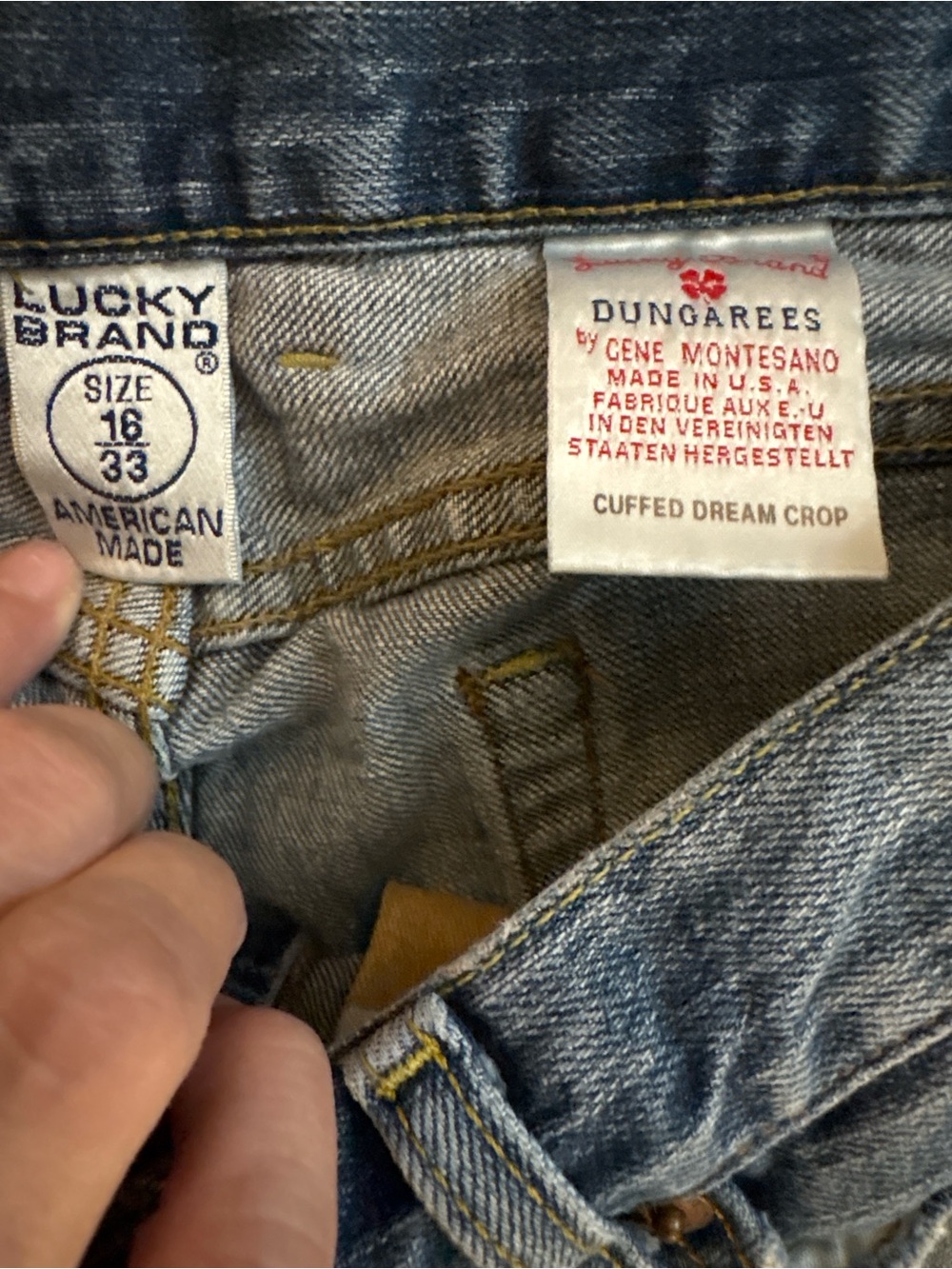 Lucky Brand Faded Indigo Straight Jeans - Picture 4 of 4